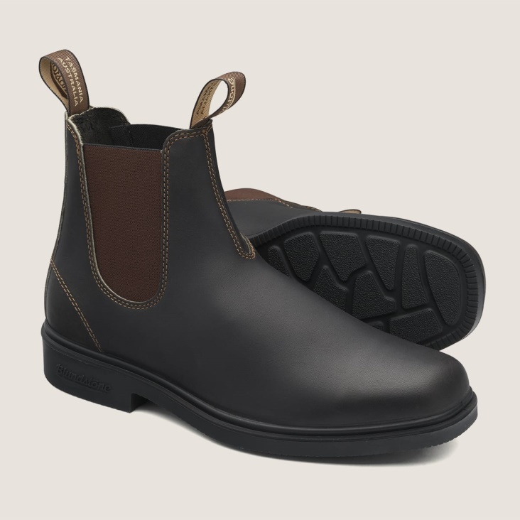 Men's Fashion Blundstone Dress Chelsea Boots Stout Brown