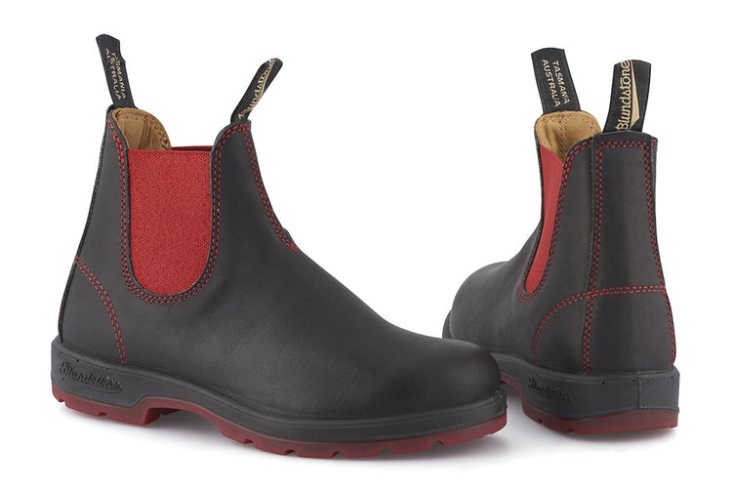 Women's Winter Boots 1316 Heritage Black Red Fashion Blundstone