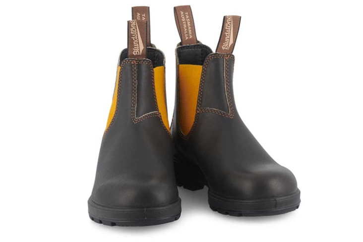 Women's Leather Boots 1919 Brown/Mustard Fashion Blundstone