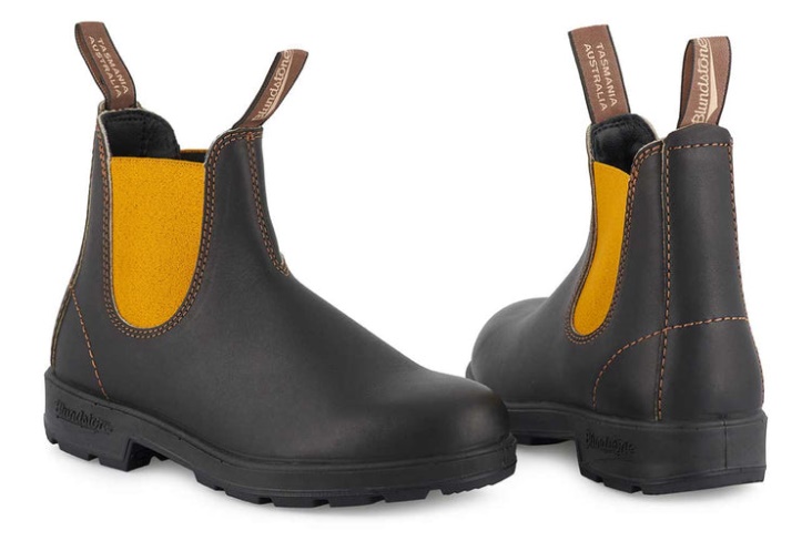 Women's Leather Boots 1919 Brown/Mustard Fashion Blundstone
