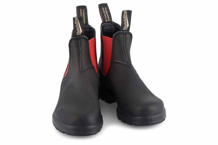 Women's Leather Boots 508 Black/Red Fashion Blundstone