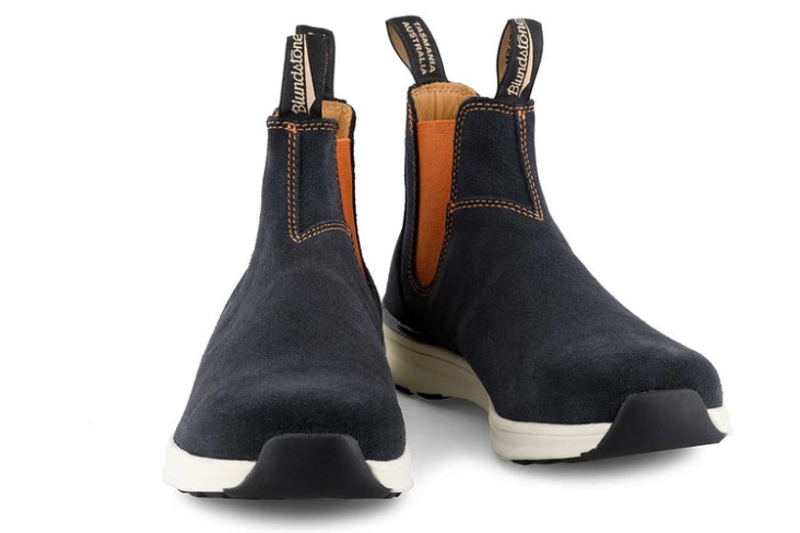 Women's Trainer Boots 2147 Navy Suede/Burnt Orange Fashion Blundstone
