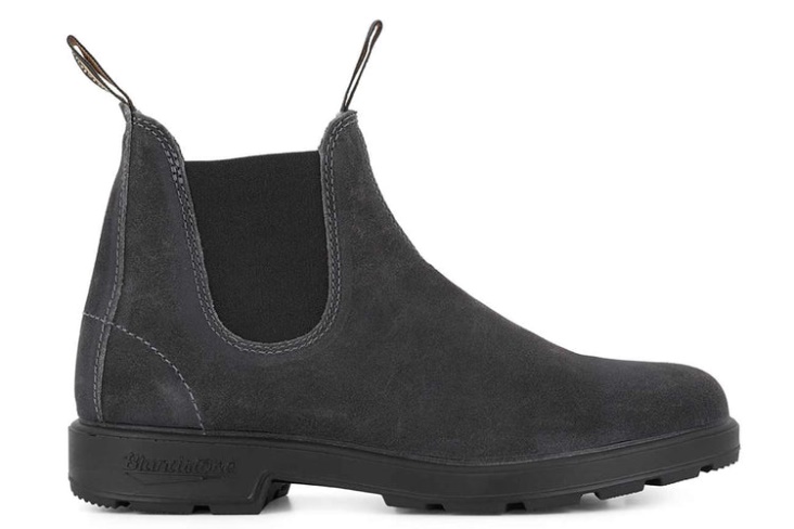 Fashion Blundstone Men's Suede Boots 1910 Steel Grey