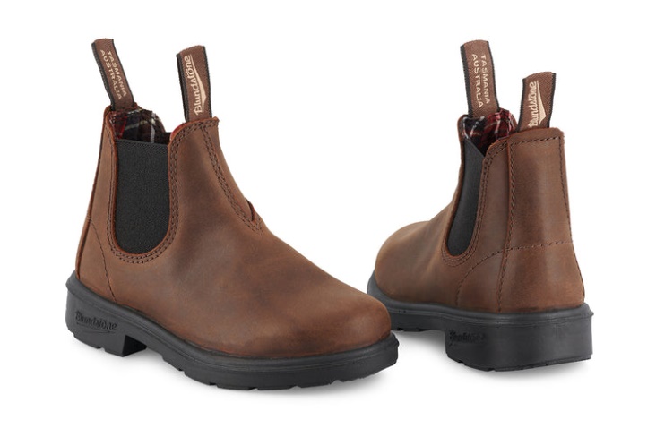 Kids Boots 1468 Antique Brown Fashion Blundstone