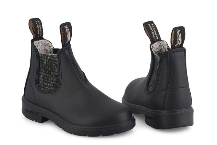 Kids Boots 2096 Black/Silver Glitter Fashion Blundstone
