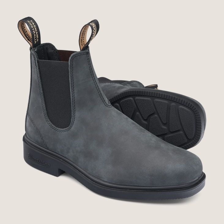Women's Dress Chelsea Boots Rustic Black Fashion Blundstone