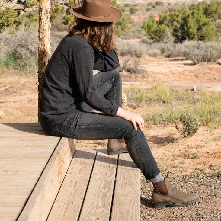 Fashion Blundstone Women's Dress Chelsea Boots Rustic Brown