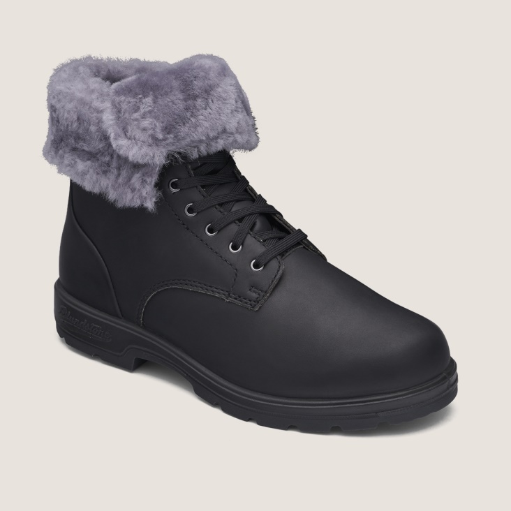 Men's Thermal Lace Up Boots Black Fashion Blundstone