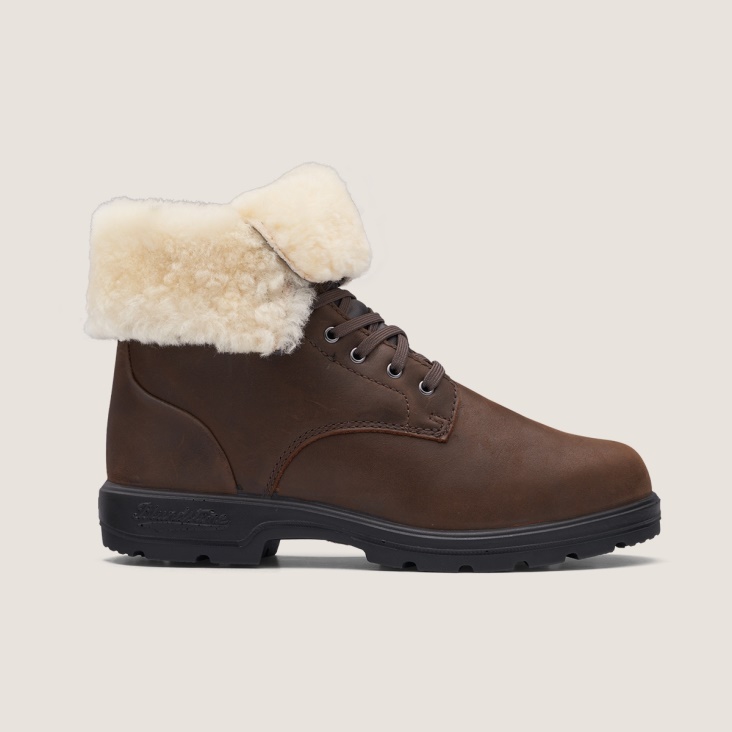 Fashion Blundstone Men's Thermal Lace Up Boots Antique Brown