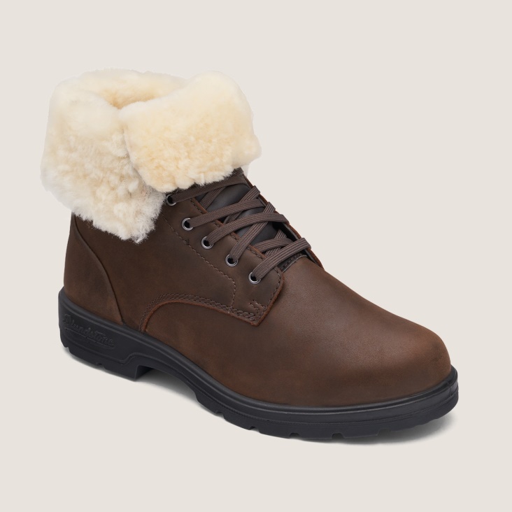 Fashion Blundstone Men's Thermal Lace Up Boots Antique Brown