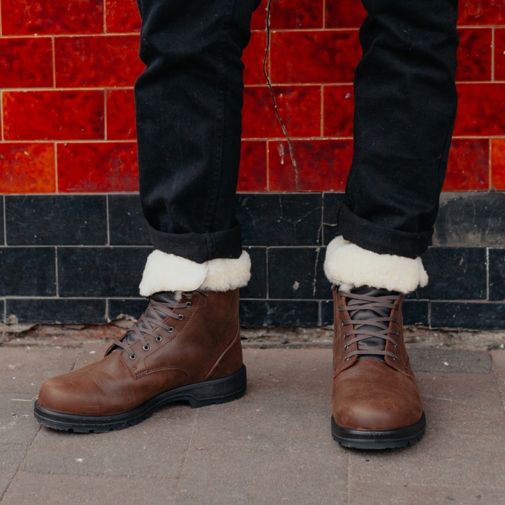 Fashion Blundstone Men's Thermal Lace Up Boots Antique Brown