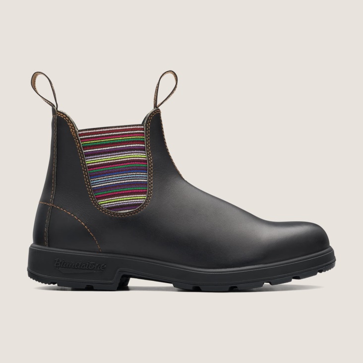 Women's Originals Chelsea Boots Stout Brown/Stripes Fashion Blundstone