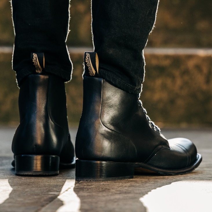 Men's Heritage Lace Up Boots Black Fashion Blundstone