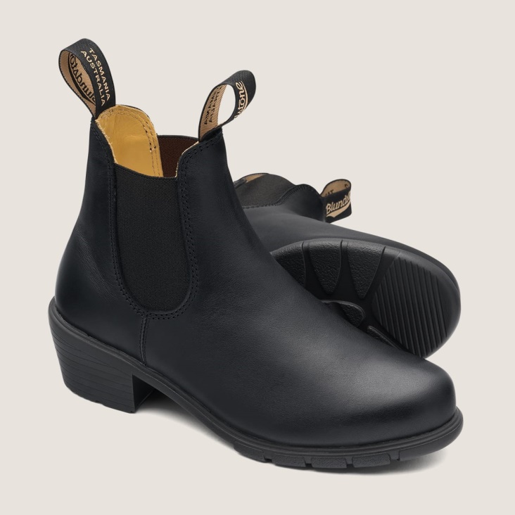 Women's Fashion Blundstone Series Heeled Boots Black