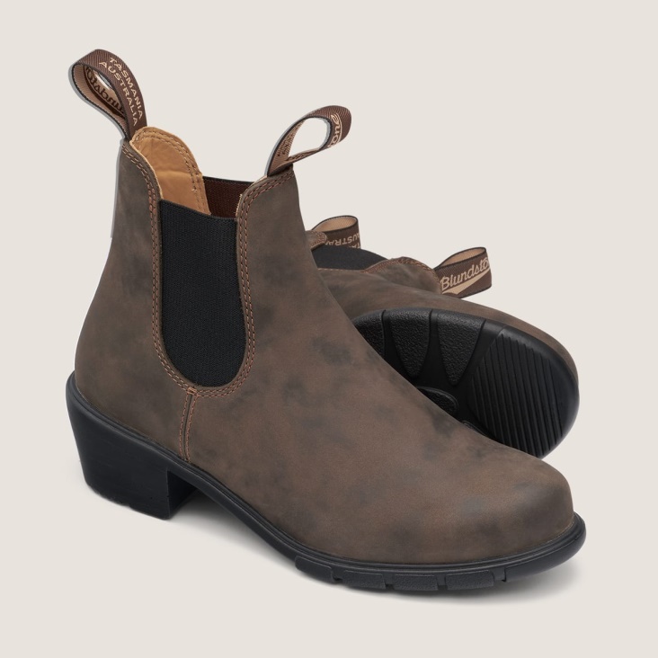 Women's Series Heeled Boots Rustic Brown Fashion Blundstone