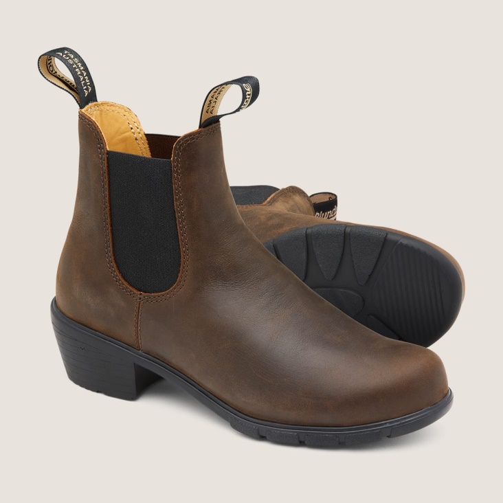 Women's Series Heeled Boots Antique Brown Fashion Blundstone