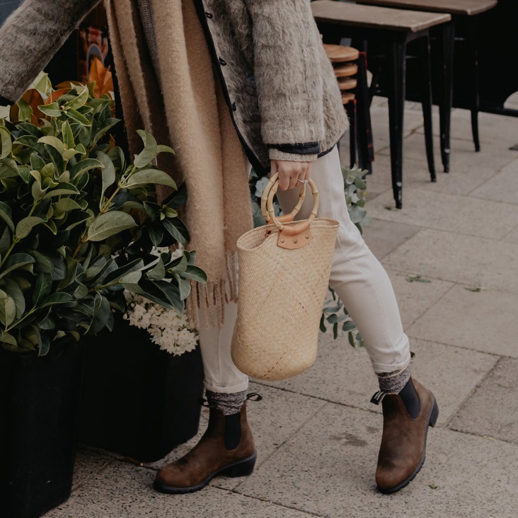Women's Series Heeled Boots Antique Brown Fashion Blundstone