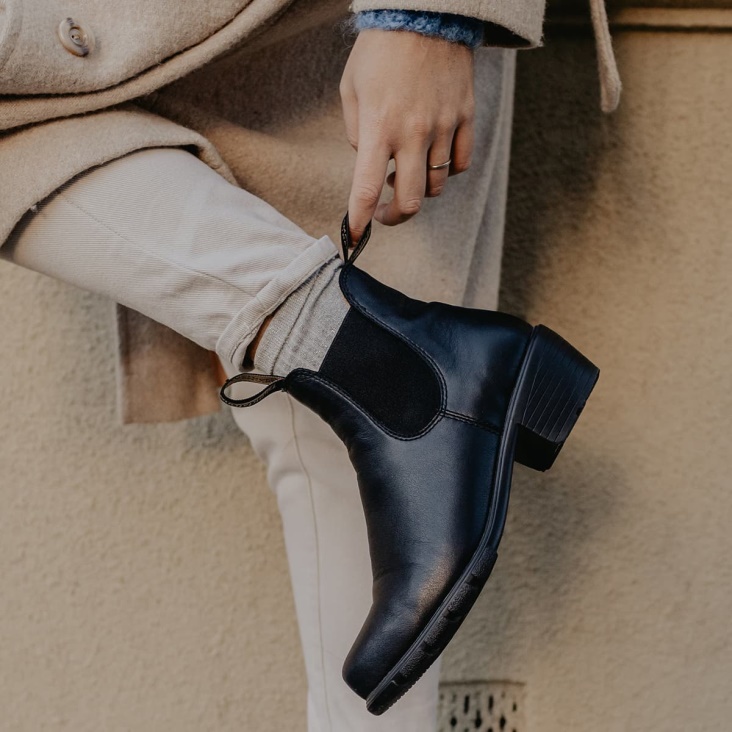 Women's Series Heeled Boots Black Fashion Blundstone