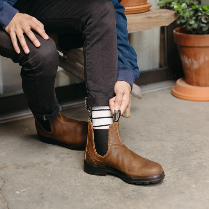 Men's Originals Suede Boots Tobacco Fashion Blundstone