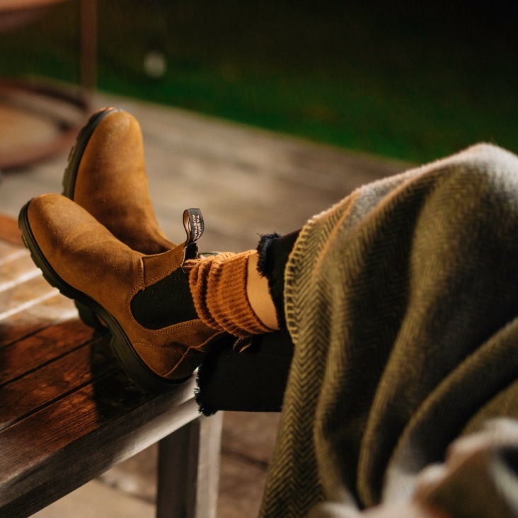 Women's Originals Suede Boots Tobacco Fashion Blundstone