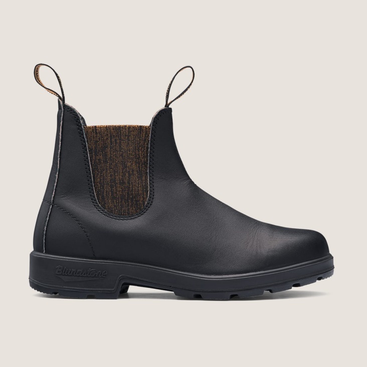 Fashion Blundstone Women's Originals Chelsea Boots Black/Gold Glitter