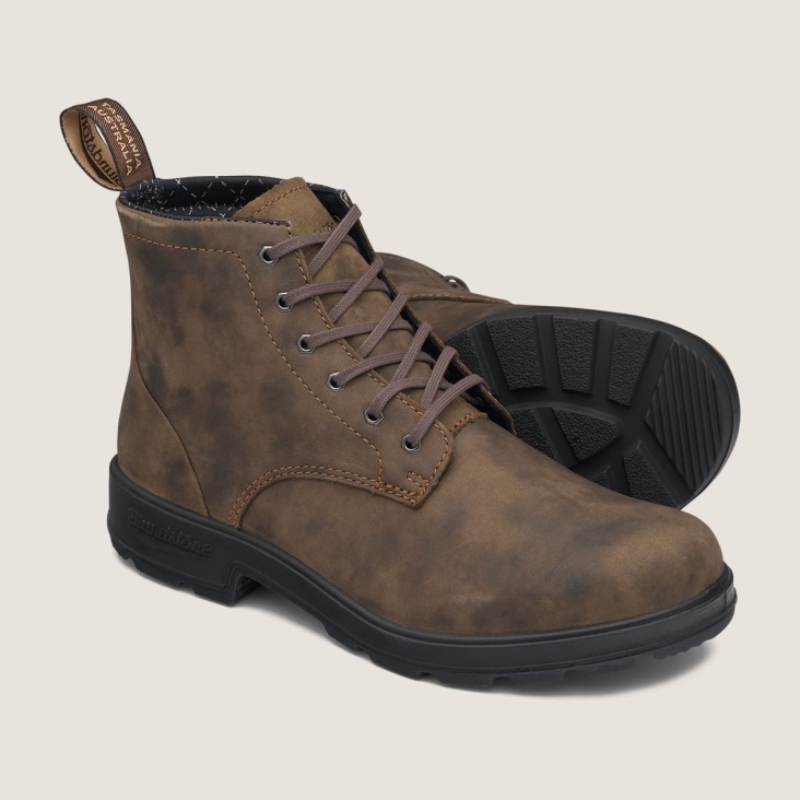 Women's Fashion Blundstone Originals Lace Up Boots Rustic Brown