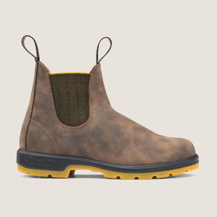 Men's Classics Chelsea Boots Rustic Brown/Mustard Fashion Blundstone
