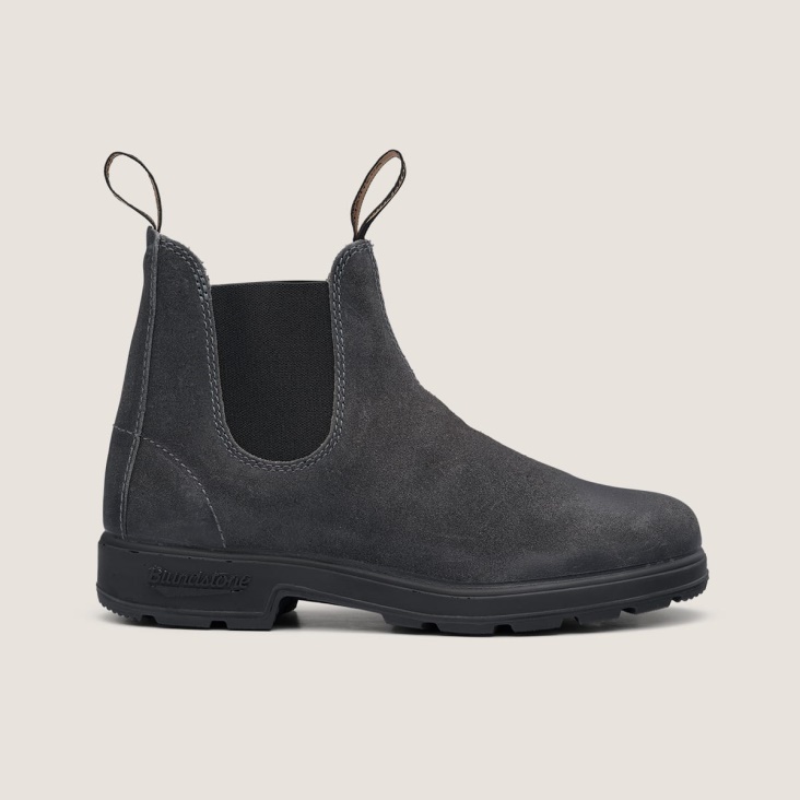 Women's Originals Chelsea Boots Steel Grey Suede Fashion Blundstone