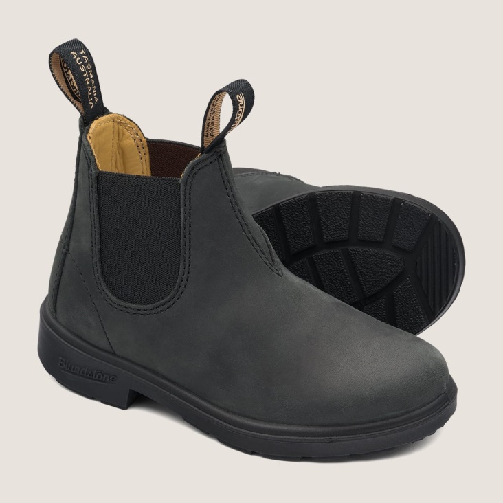 Kids' Series Chelsea Boots Rustic Black Fashion Blundstone