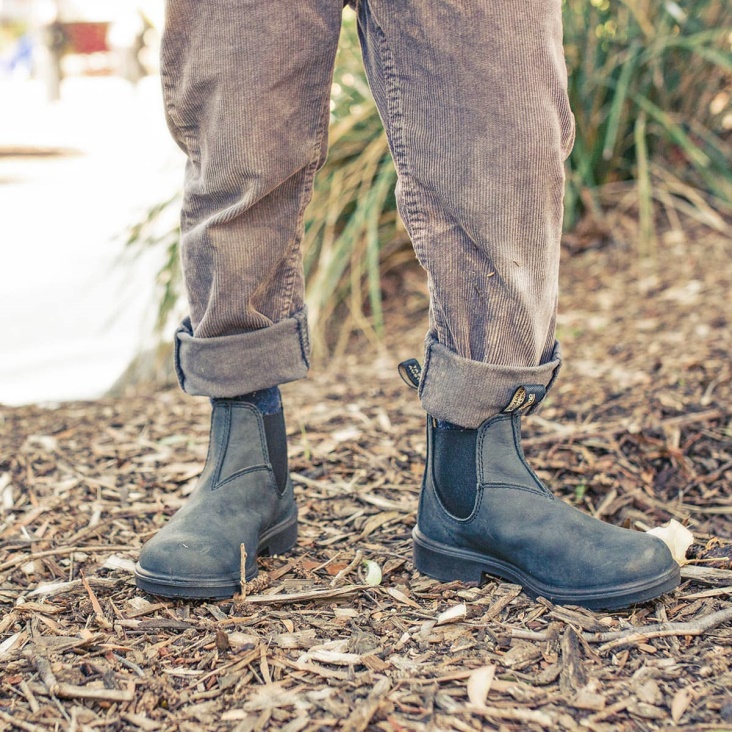 Kids' Series Chelsea Boots Rustic Black Fashion Blundstone