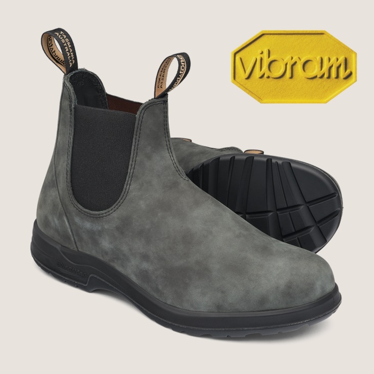 Men's All-Terrain Chelsea Boots Rustic Black Fashion Blundstone