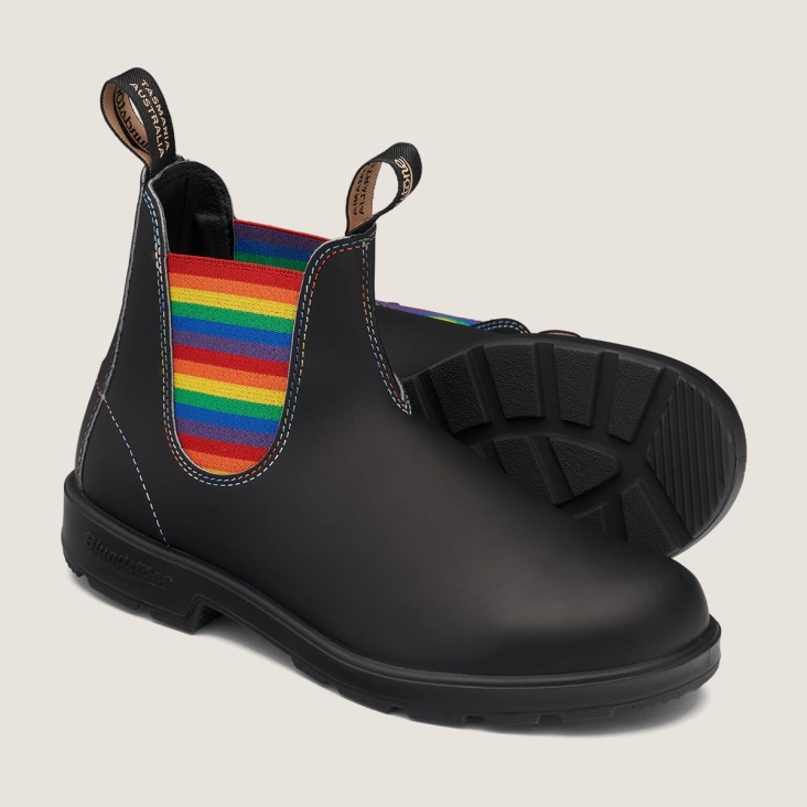 Fashion Blundstone Men's Originals Chelsea Boots Black/Rainbow