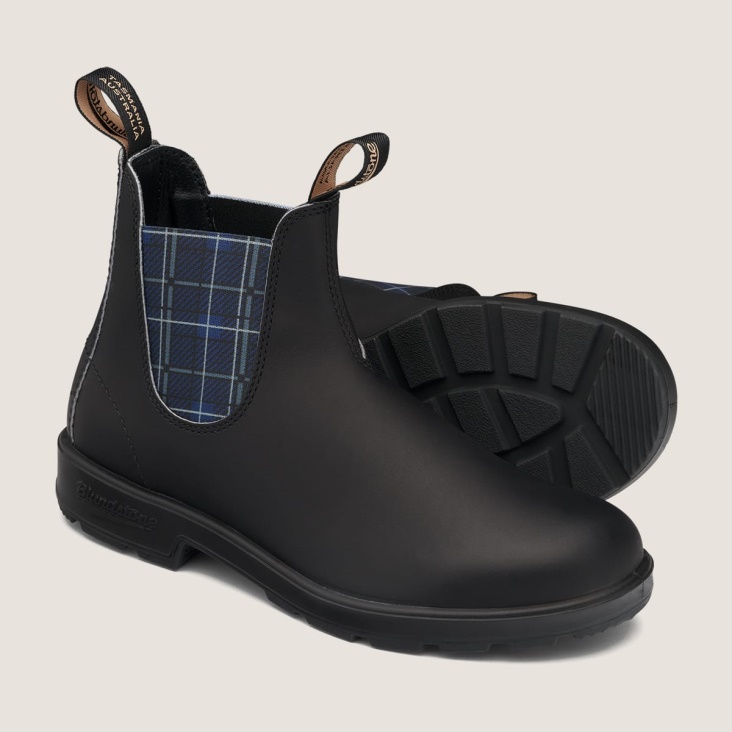 Women's Originals Chelsea Boots Black/Plaid Fashion Blundstone