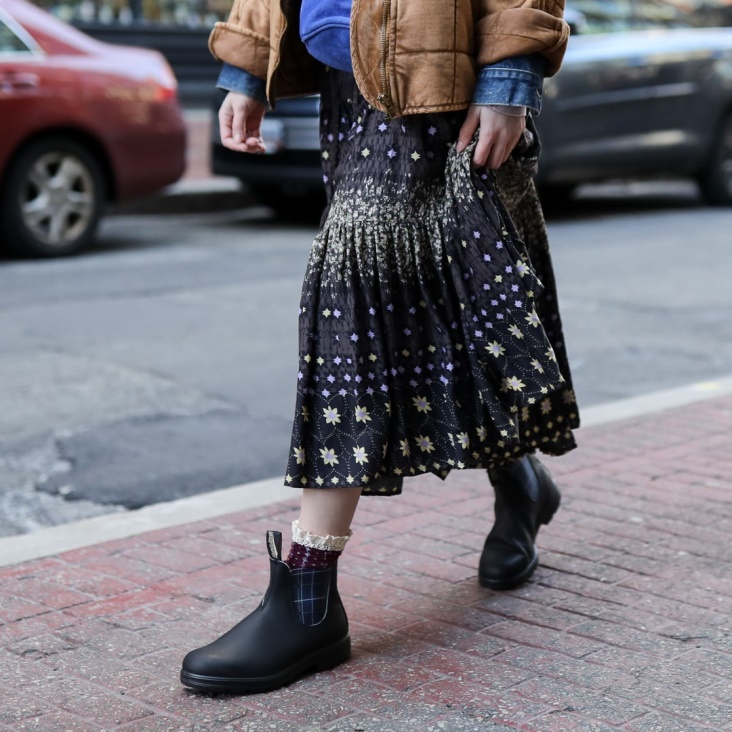 Women's Originals Chelsea Boots Black/Plaid Fashion Blundstone