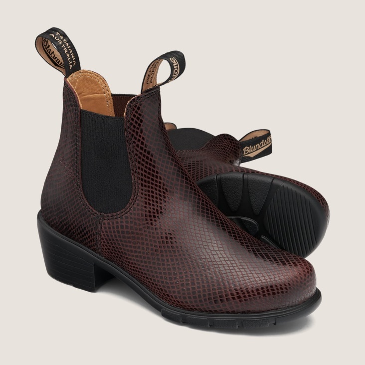 Fashion Blundstone Women's Series Heeled Boots Testa Lizard