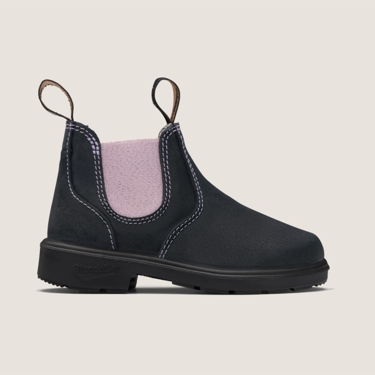 Fashion Blundstone Kids' Series Chelsea Boots Navy/Pink