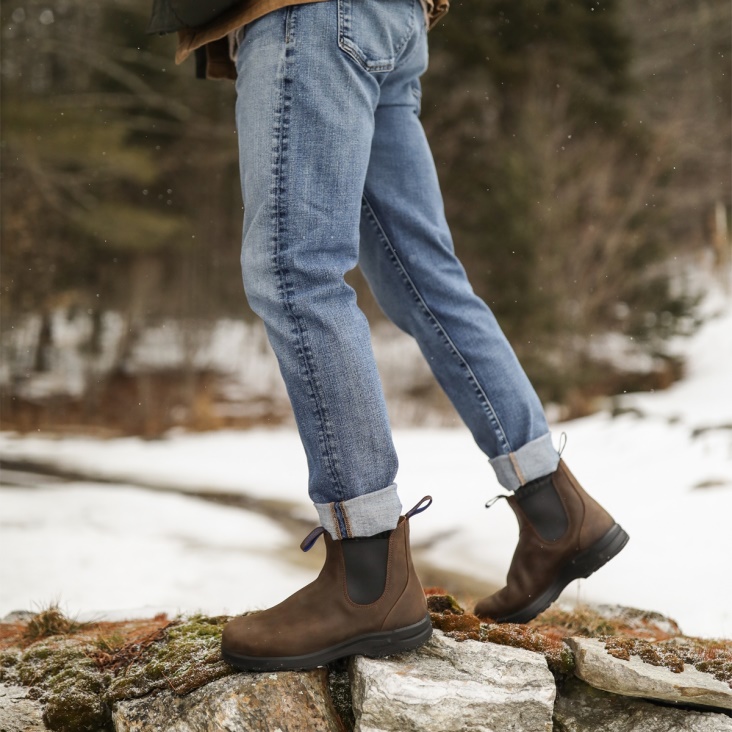 Men's All-Terrain Thermal Chelsea Boots Antique Brown Fashion Blundstone