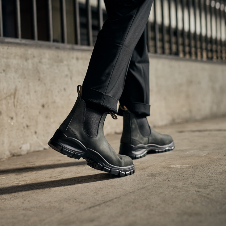 Fashion Blundstone Men's Lug Chelsea Boots Rustic Black