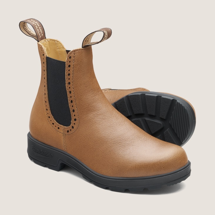 Women's Originals High Top Boots Camel Fashion Blundstone