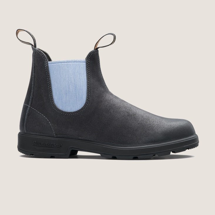 Women's Originals Suede Boots Steel Grey/Blue Fashion Blundstone