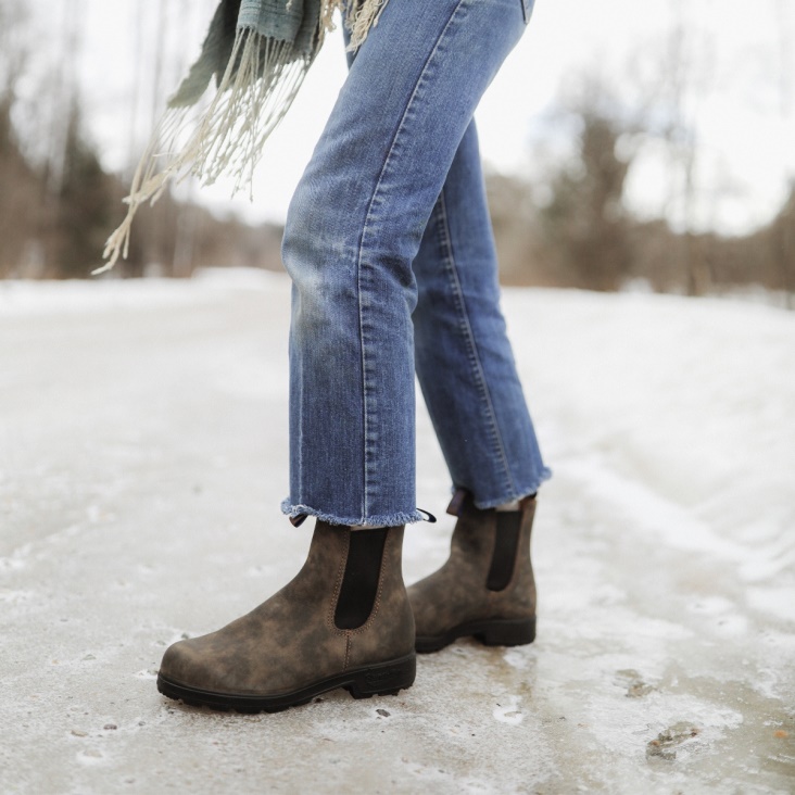 Women's Thermal High Top Boots Rustic Brown Fashion Blundstone