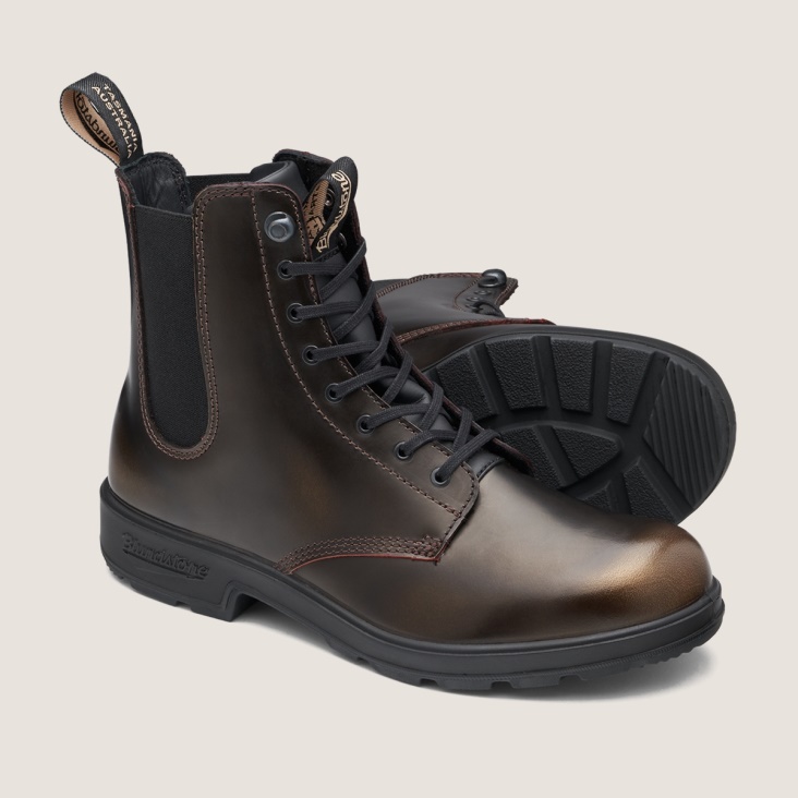 Fashion Blundstone Women's Originals Lace Up Boots Gold Brush