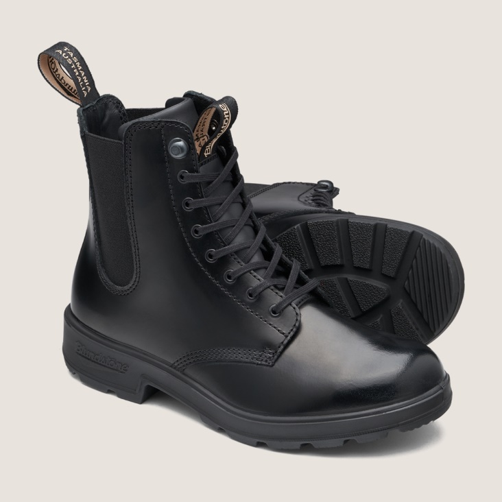 Women's Originals Lace Up Boots Black Brush Fashion Blundstone