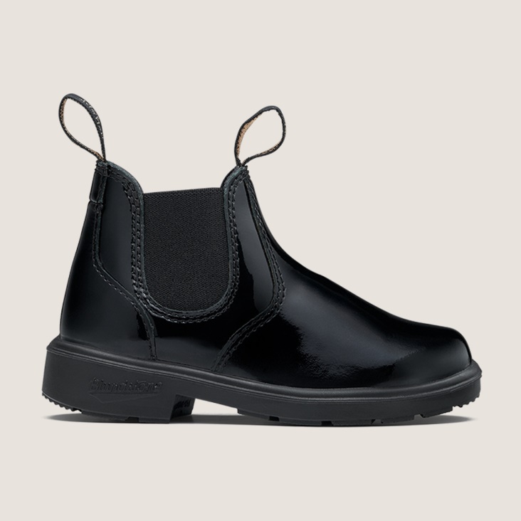 Kids' Series Chelsea Boots Patent Black Fashion Blundstone