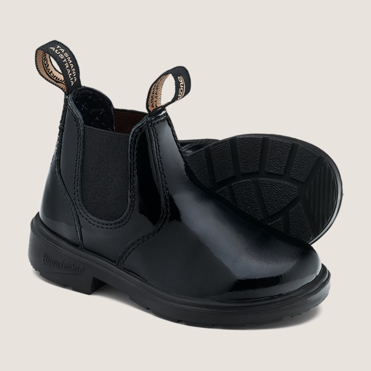Kids' Series Chelsea Boots Patent Black Fashion Blundstone