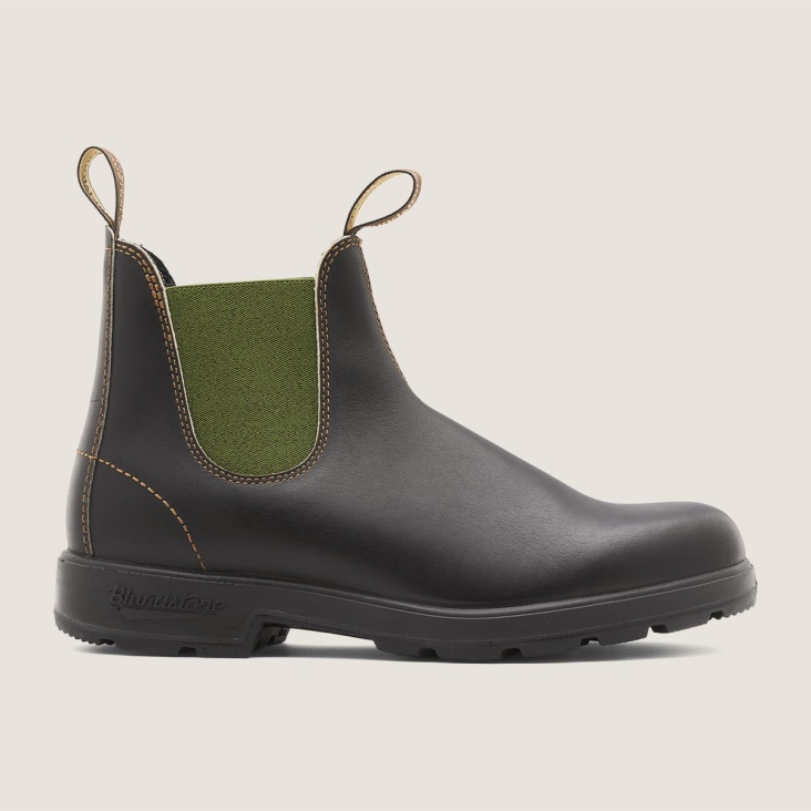 Men's Originals Chelsea Boots Stout Brown/Olive Fashion Blundstone