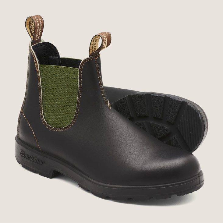 Men's Originals Chelsea Boots Stout Brown/Olive Fashion Blundstone