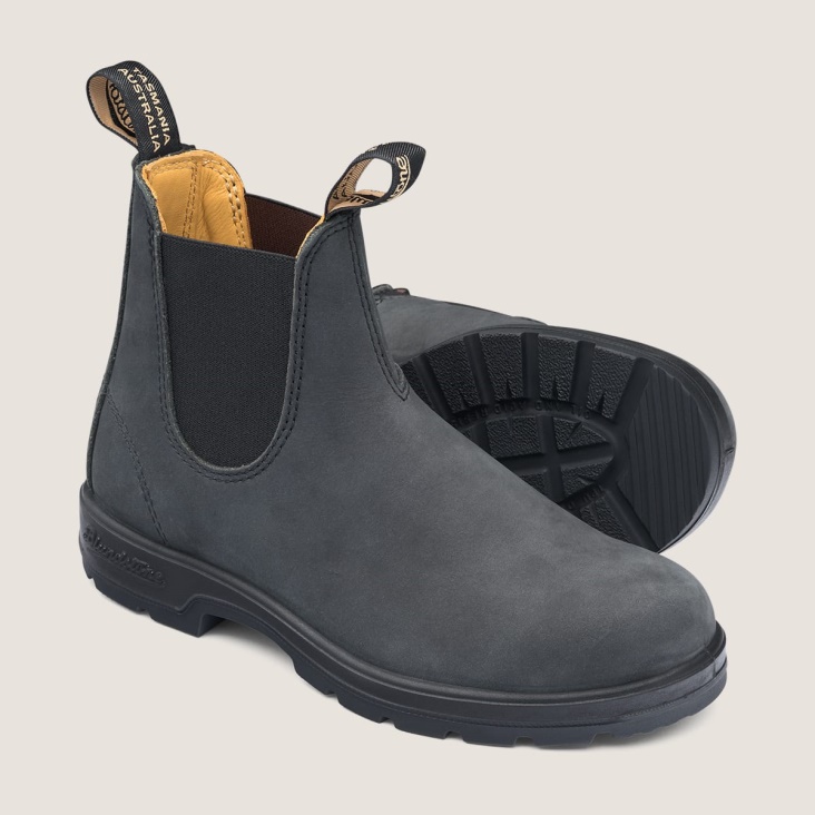Men's Classics Chelsea Boots Rustic Black Fashion Blundstone