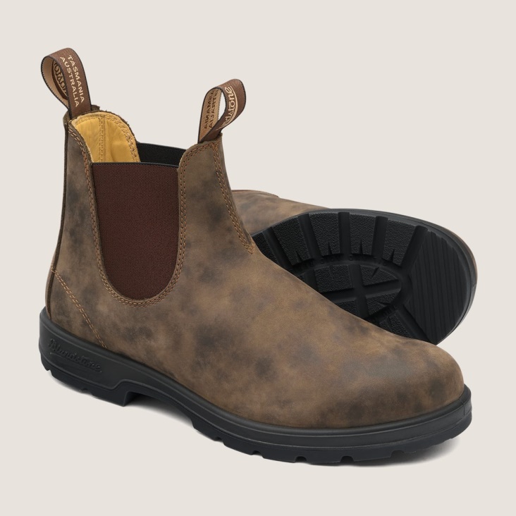 Men's Classics Chelsea Boots Rustic Brown Fashion Blundstone
