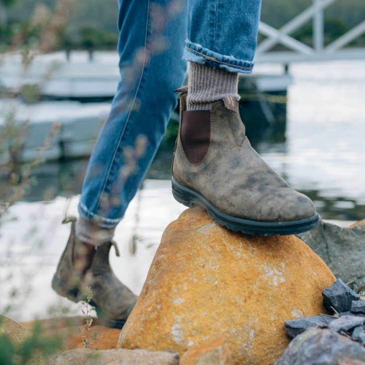 Men's Classics Chelsea Boots Rustic Brown Fashion Blundstone
